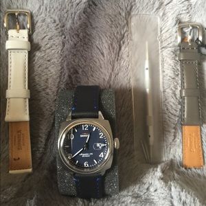 Shinola Detroit Brakeman Watch w/ 2 Shinola Bands